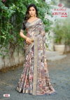 Kritika Vol 5 By Kashvi Dull Moss Kasab Daily Wear Saree Exporters In India